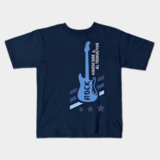 Music - Guitar Theme Kids T-Shirt